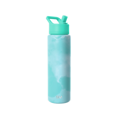 Summit Water Bottle with Straw Lid